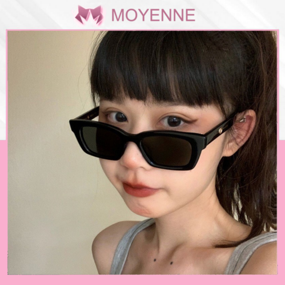 Mắt kính râm mát nữ nam gọng kính vuông thời trang phong cách Ulzzang ...