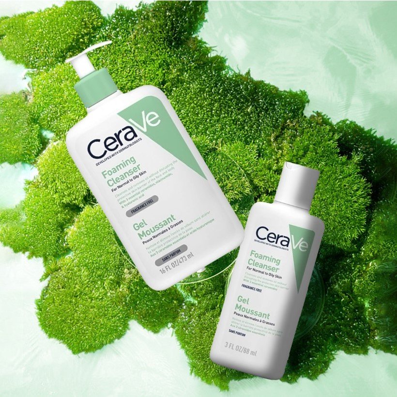 Ảnh Sữa Rửa Mặt Sạch Sâu, Dưỡng Ẩm Cerave Developed With Dermatologists Foaming Cleanser 88ml, 236ml, 473ml 1