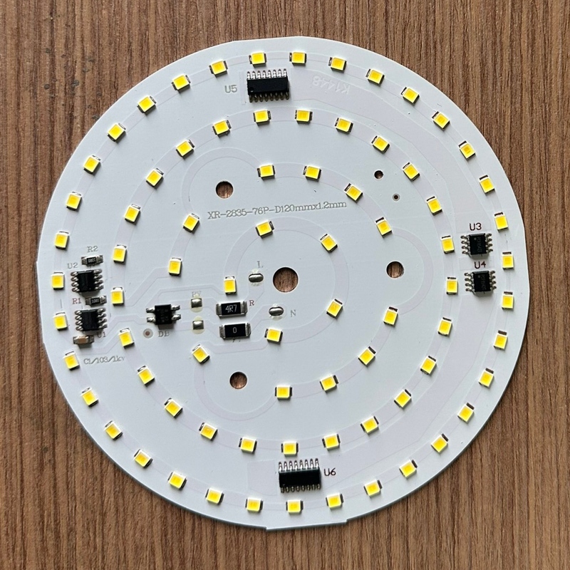 Đèn led tròn 30W 220V led 3528 cấp nguồn trực tiếpđường kính 120mm ...