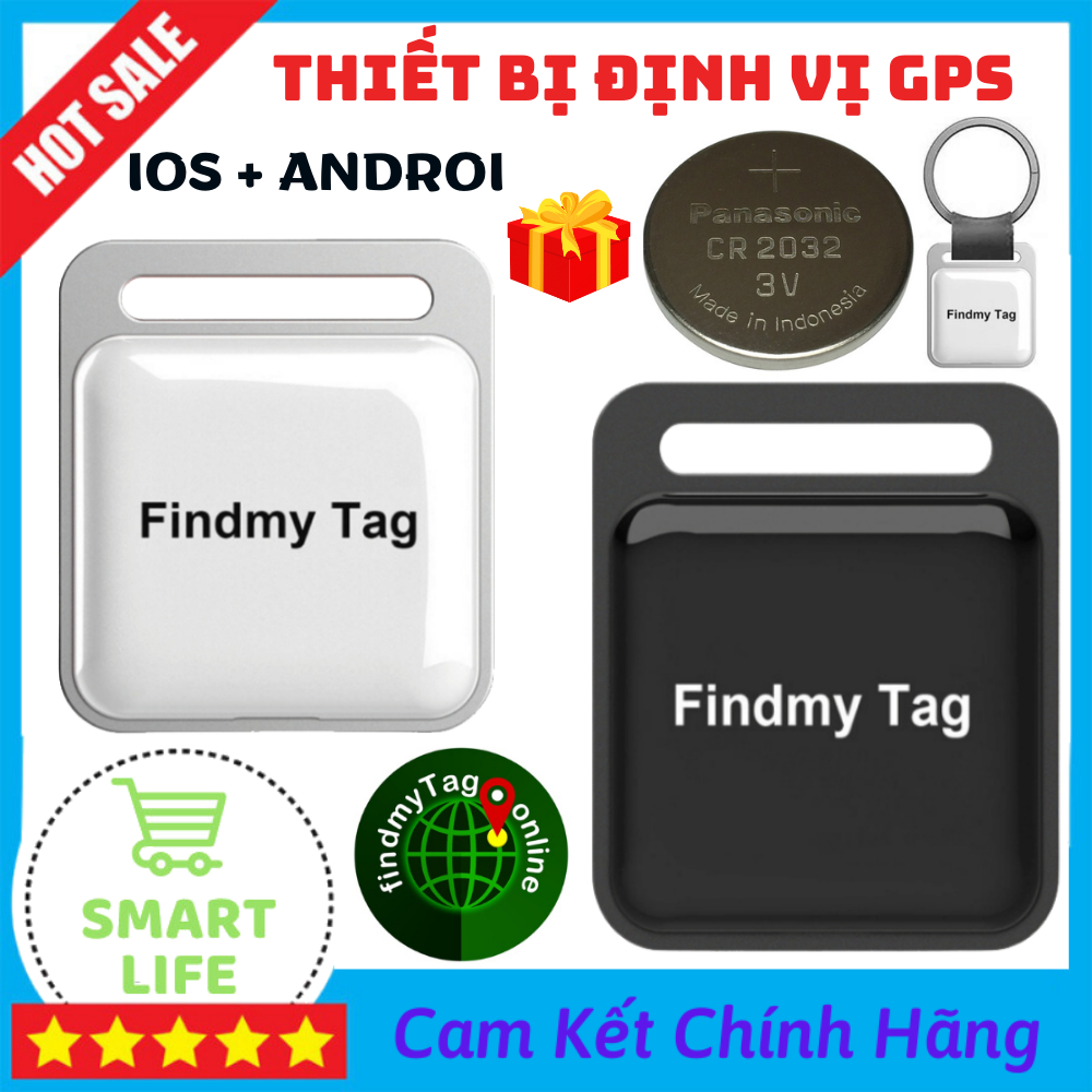 Định Vị GPS FindmyTag BR5 Không Giới Hạn Khoảng Cách Không Cần Sạc Pin ...