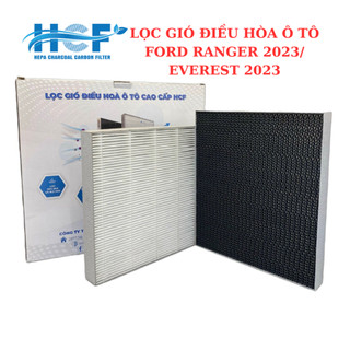 Lọc gió điều hòa cao cấp HCF Hàn Quốc cho xe Ford Ranger, Rapto 2023-2026/ Everest 2023-2026 /Explorer 2019-2026