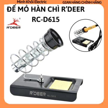 Đế mỏ hàn chì Rdeer RC-D615, đế gác tay mỏ hàn thiếc kèm tấm bọt biển chịu nhiệt độ cao, đế hàn thiếc, đế hàn chì,đế mỏ