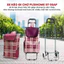 Xe kéo đi chợ siêu thị gấp gọn Fujihome, Giỏ đựng đồ túi vải oxford thời trang chống nước khung thép chịu lực