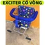 Ghế ngồi xe máy , Yên Nệm, Có tựa, Có Vòng, Có Gác Chân, An Toàn Cho Bé , GHẾ SỐ GẬP INOX CÓ VÒNG XE EXCITER