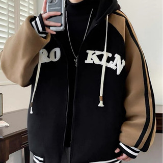 (CÓ TÚI TRONG) Áo Khoác Nỉ UNISEX Logo Thêu BROKIN Dây Bản To Như Hình Siêu Hot