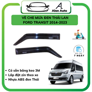 Vè che mưa xe FORD TRANSIT 2014-2023, Mẫu NHỰA ĐEN ABS Thái Lan.