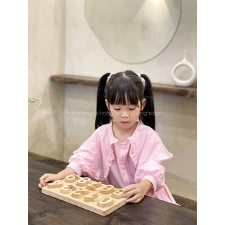Bảng Số Đếm Gỗ Cho Bé, Đồ Chơi Giáo Dục Tăng Khả Năng Tư Duy Logic, Giúp Bé Phát Triển Chàng Trai Gỗ