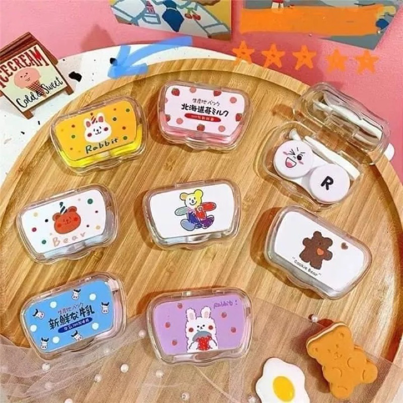 khay gương mini mika và nhựa dẻo Muneyes