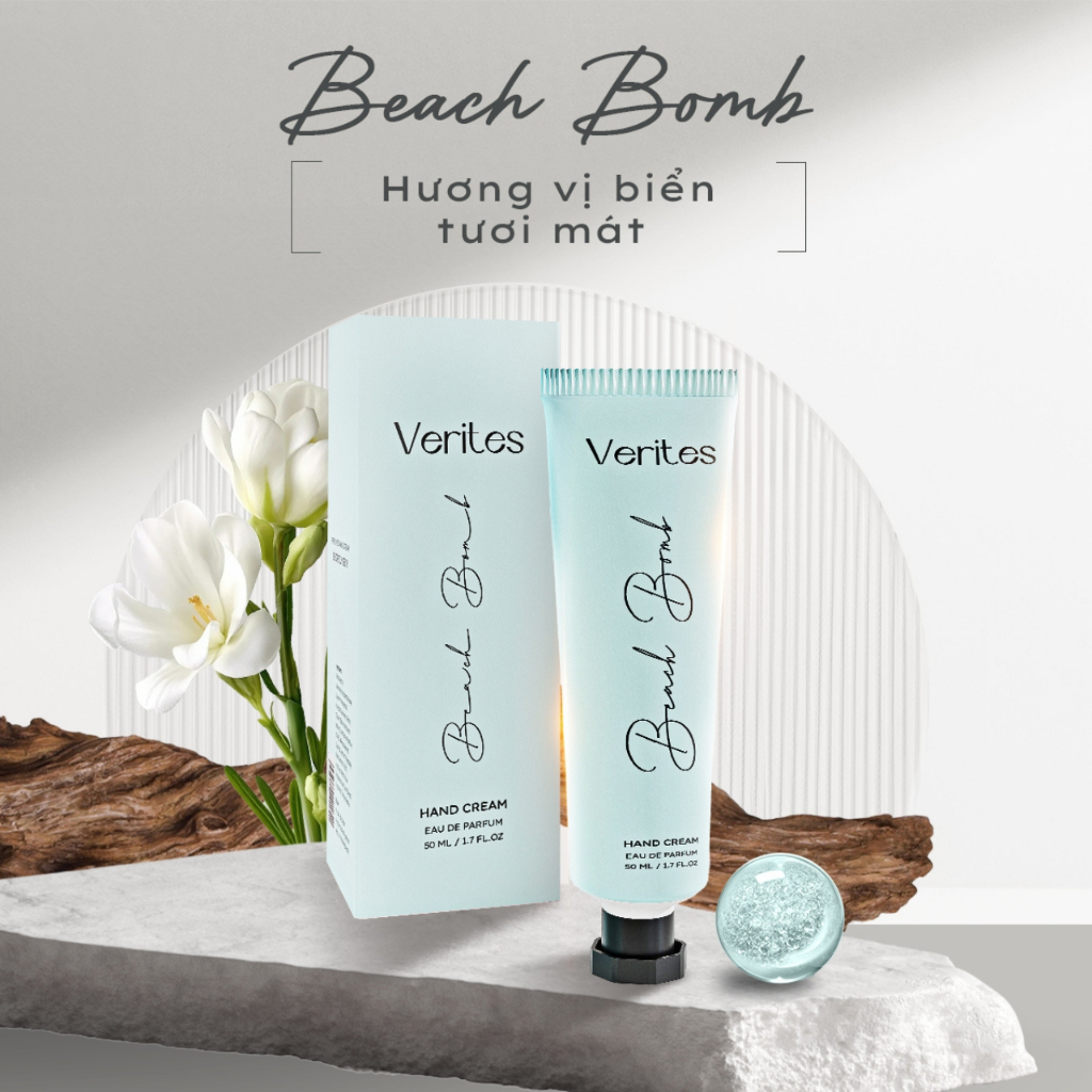 Ảnh Kem Dưỡng Da Tay Và Móng Verites Hương Nước Hoa Bổ Sung Độ Ẩm, Dưỡng Mềm Mịn Không Bết Dính 50ml 2