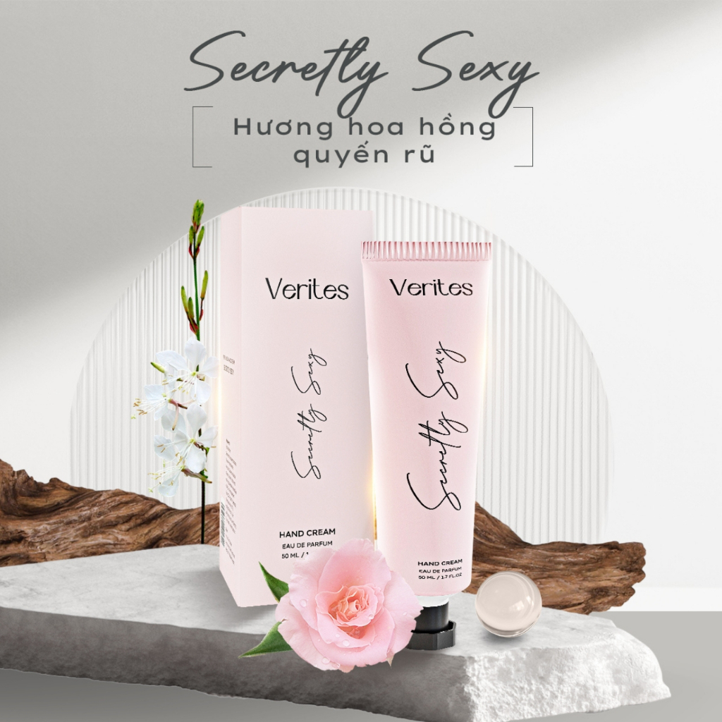Ảnh Kem Dưỡng Da Tay Và Móng Verites Hương Nước Hoa Bổ Sung Độ Ẩm, Dưỡng Mềm Mịn Không Bết Dính 50ml 3