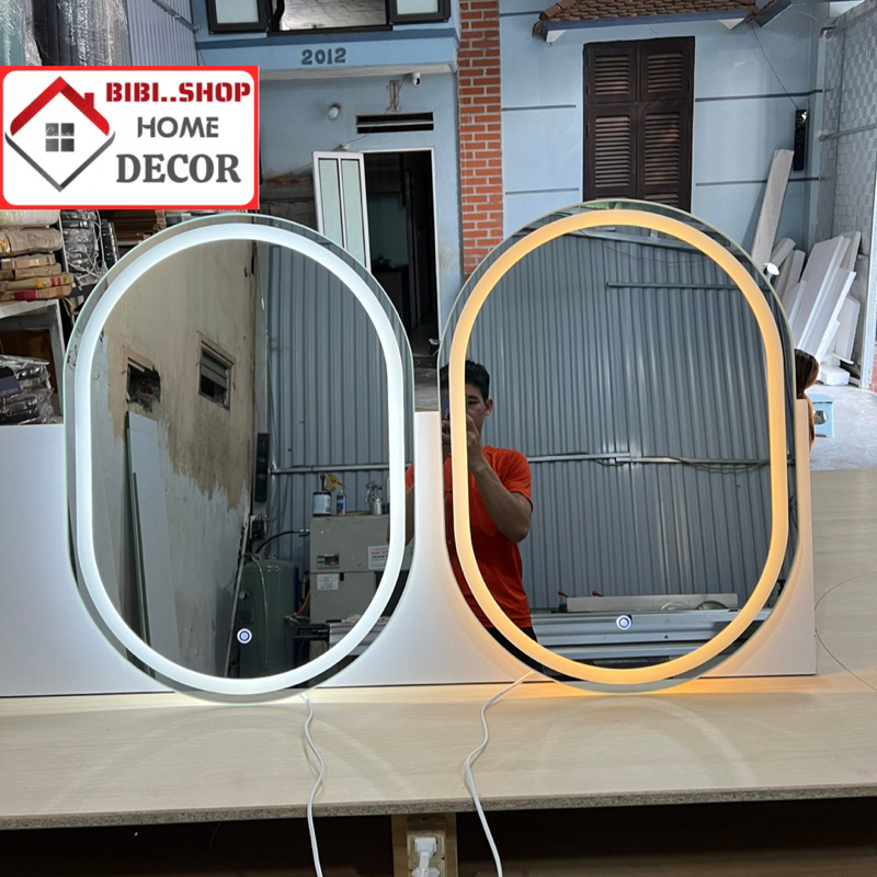Gương Nhà Tắm Đèn LED Cảm Ứng Cao Cấp – Gương Soi Thông Minh