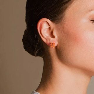 Khuyên tai LAMY Orange H-shaped Earrings Rose Gold 3054