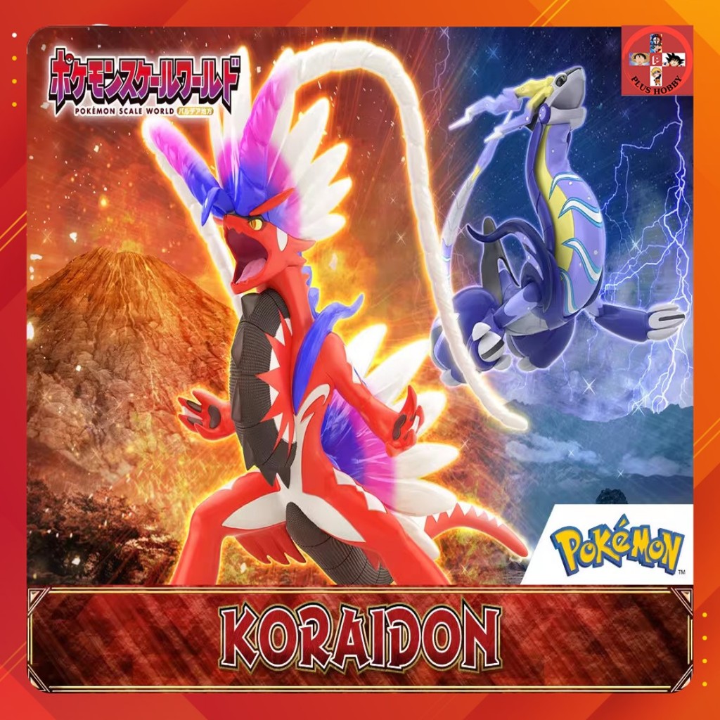 Mô Hình Pokemon Bandai Scale World 1/20 Koraidon Và Miraidon - Paldea - Foto 3