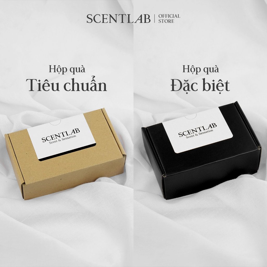 Ảnh Nước hoa unisex SCENTLAB No.07 quyến rũ cá tính Black Phantom Niche tinh dầu thơm lâu, lưu hương 10h mini 10ml 4