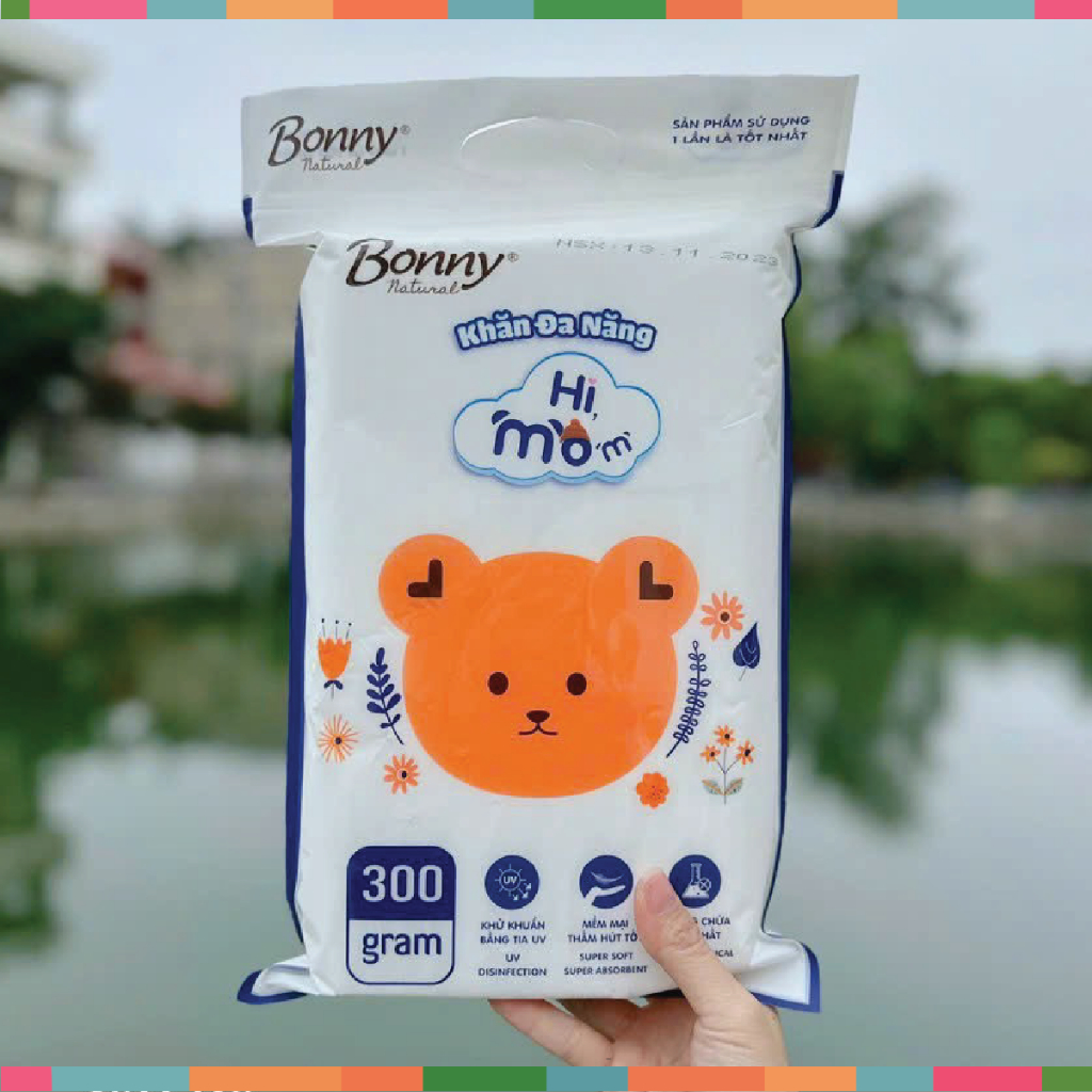 Khăn Vải Khô Đa Năng Cao Cấp HIMOM 300gr Cho Mẹ Và Bé  An Toàn  Mềm Mại Cho Bé Đậu Đậu Store