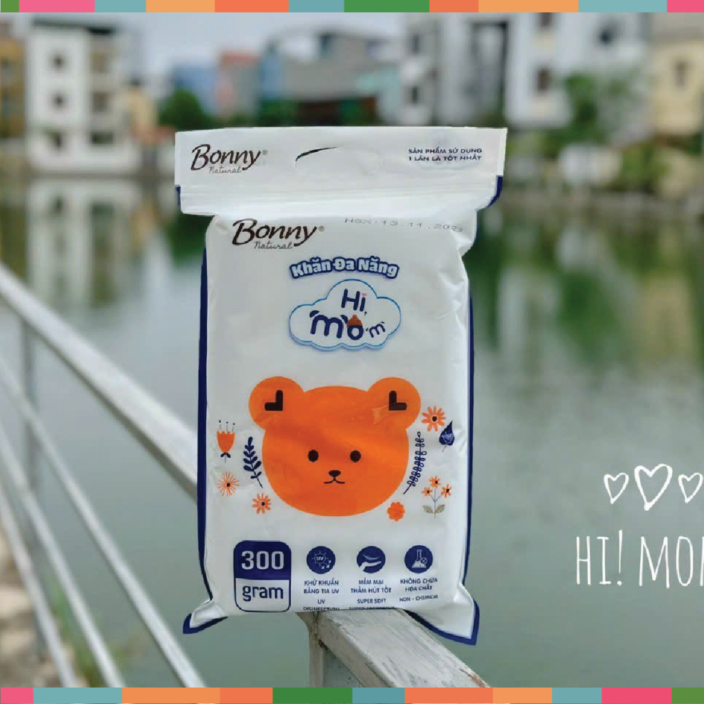 Khăn Vải Khô Đa Năng Cao Cấp HIMOM 300gr Cho Mẹ Và Bé  An Toàn  Mềm Mại Cho Bé Đậu Đậu Store