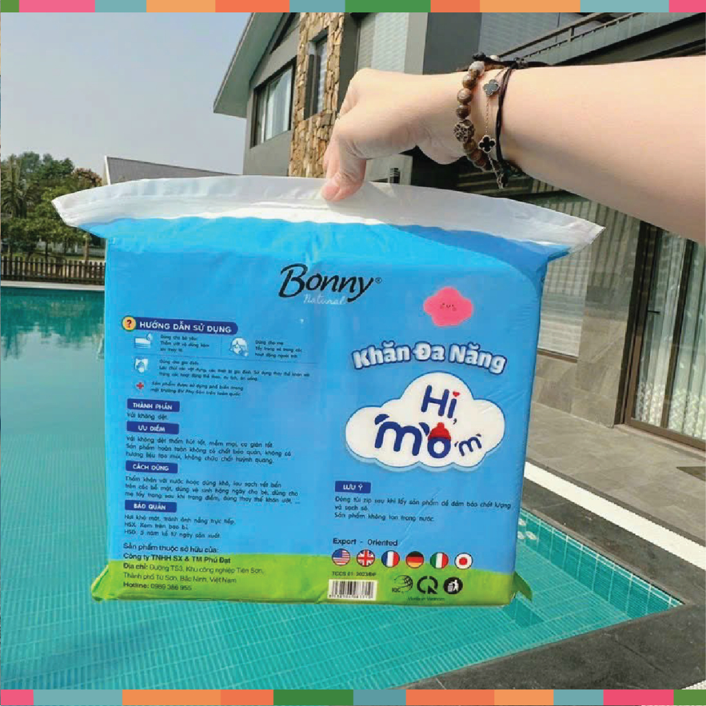 Khăn Vải Khô Đa Năng Himom Cao Cấp 600gr Cao Cấp Cho Mẹ Và Bé - An Toàn - Mềm Mại Cho Bé Đậu Đậu Store