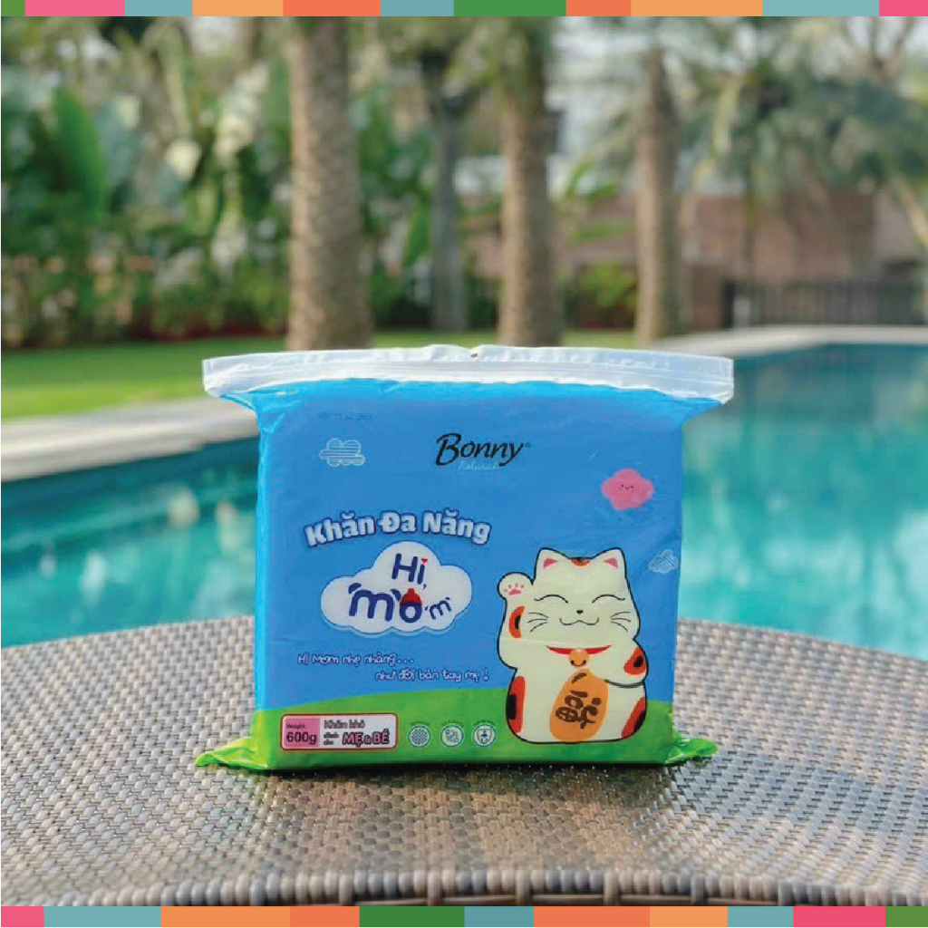 Khăn Vải Khô Đa Năng Himom Cao Cấp 600gr Cao Cấp Cho Mẹ Và Bé - An Toàn - Mềm Mại Cho Bé Đậu Đậu Store