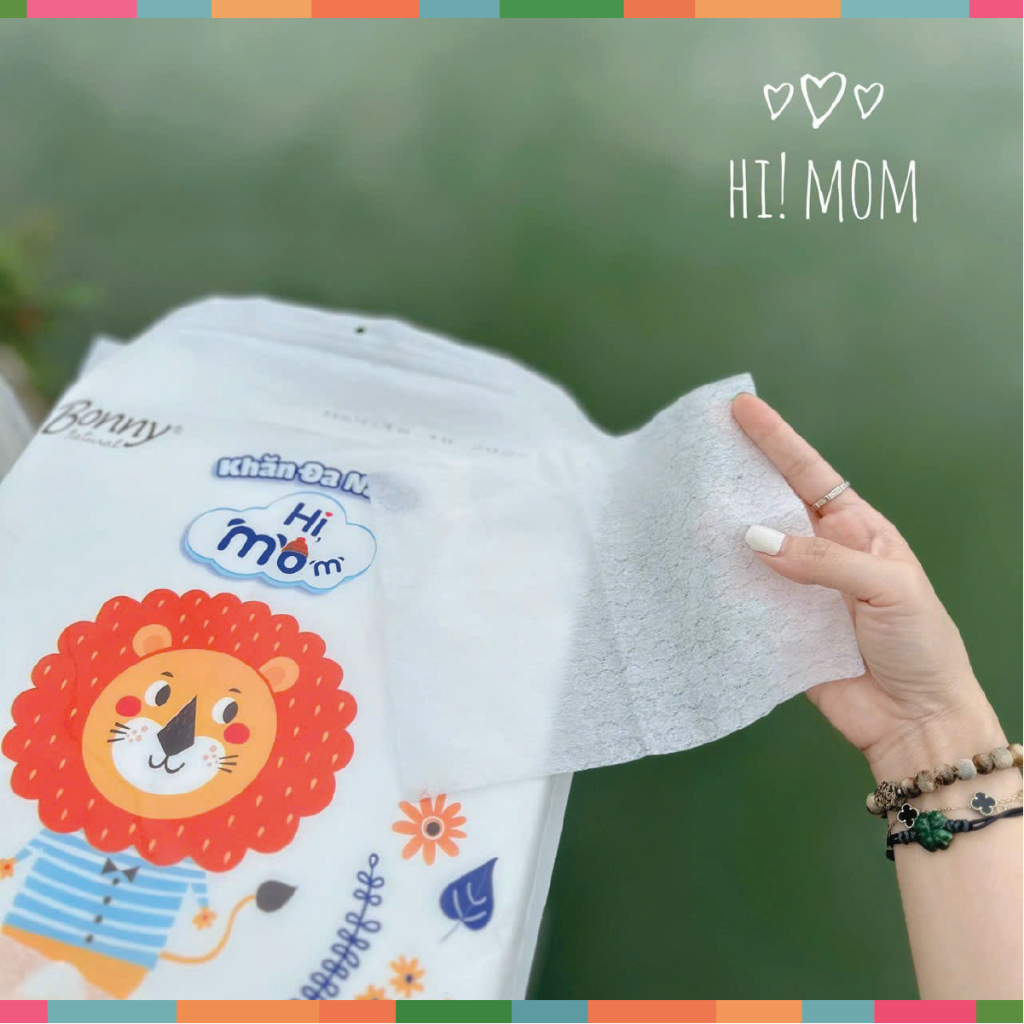 Khăn Khô Đa Năng Himom Bonny Size Đại 900g Cao Cấp Mềm Mại, An toàn cho bé (Mã mới) Đậu Đậu Store