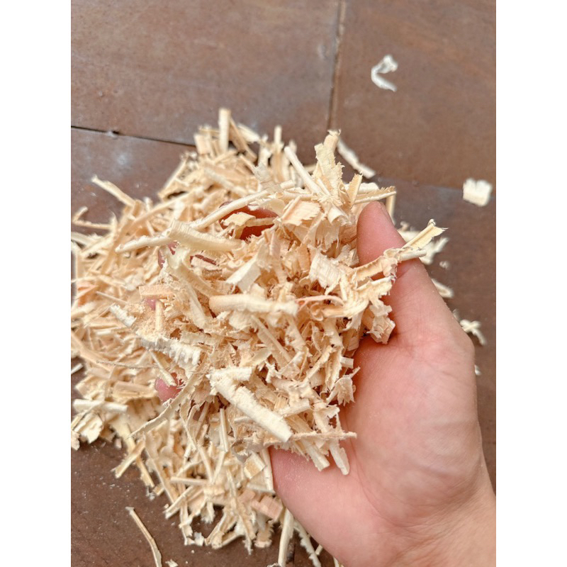[Siêu Rẻ] Mùn Cưa Gỗ Thông Thơm 1kg Lót Chuồng Hamster, Thỏ, Chinchilla, Nhím, Bò Sát - TC Home