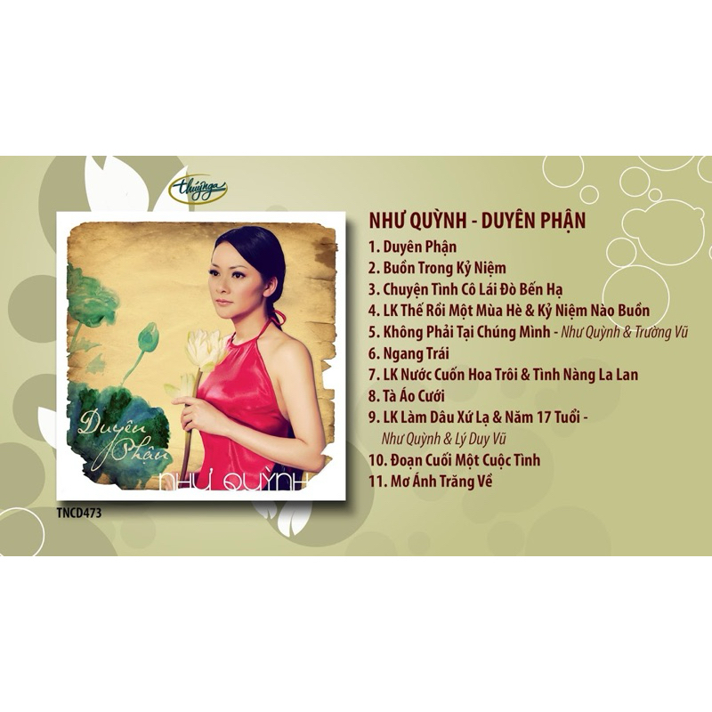 Băng Cassette Duyên Phận - Như Quỳnh