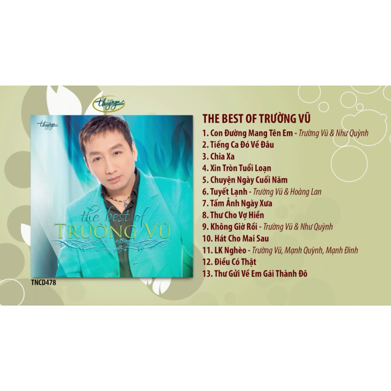 Băng Casstte The Best Of Trường Vũ