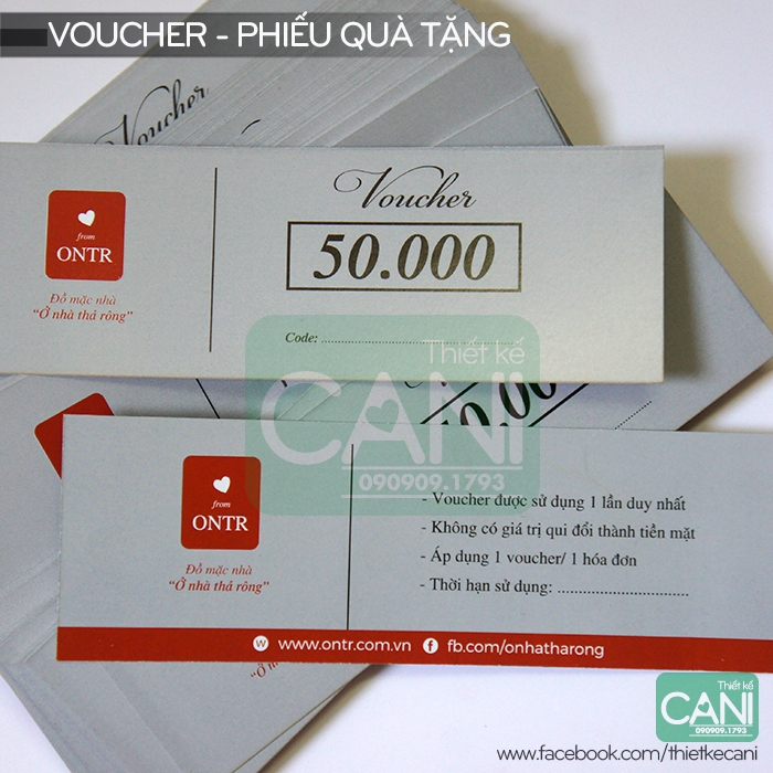 500c In theo yêu cầu Card thank you Voucher Nailbox Thiệp cảm ơn  Phiếu quà tặng Phiếu Giảm giá Thẻ liệu trình Nail box