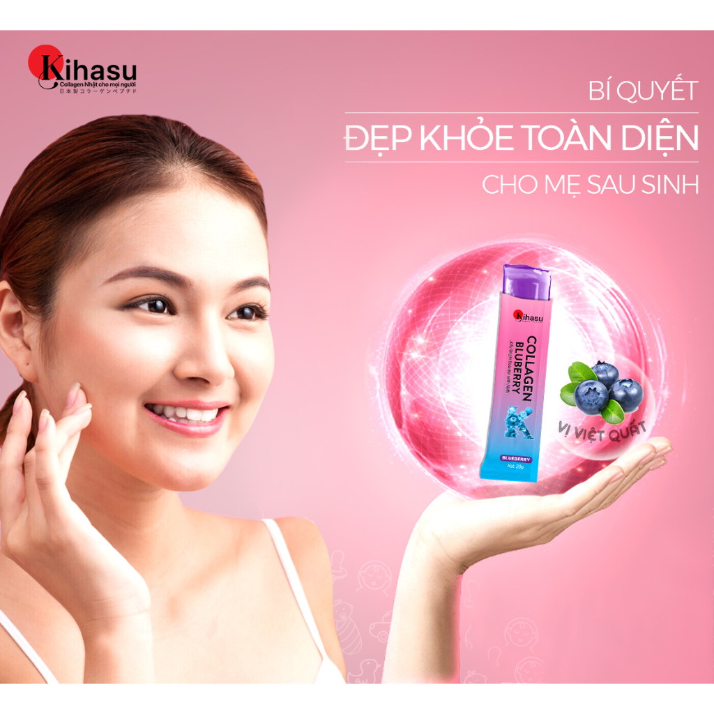 Ảnh Thạch Collagen Kihasu Vị Việt Quất Làm Đẹp Da Từ Bên Trong, Chống Lão Hóa, Tăng Cường Độ Ẩm, Hương Vị Thơm Ngon Dễ Dùng 4
