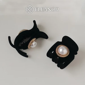 Kẹp tóc nữ Eleanor Accessories họa tiết hình tròn kẹp càng cua basic phụ kiện tóc 5552