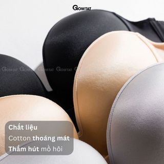 Áo ngực không dây GOMTAT cài trước không gọng nâng ngực tạo khe tự nhiên, quyến rũ chống tuột - SA-336