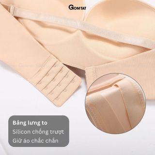 Áo ngực không dây GOMTAT cài trước không gọng nâng ngực tạo khe tự nhiên, quyến rũ chống tuột - SA-336