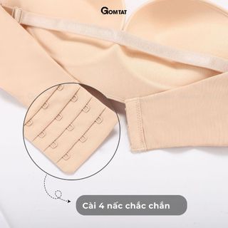 Áo ngực không dây GOMTAT cài trước không gọng nâng ngực tạo khe tự nhiên, quyến rũ chống tuột - SA-336
