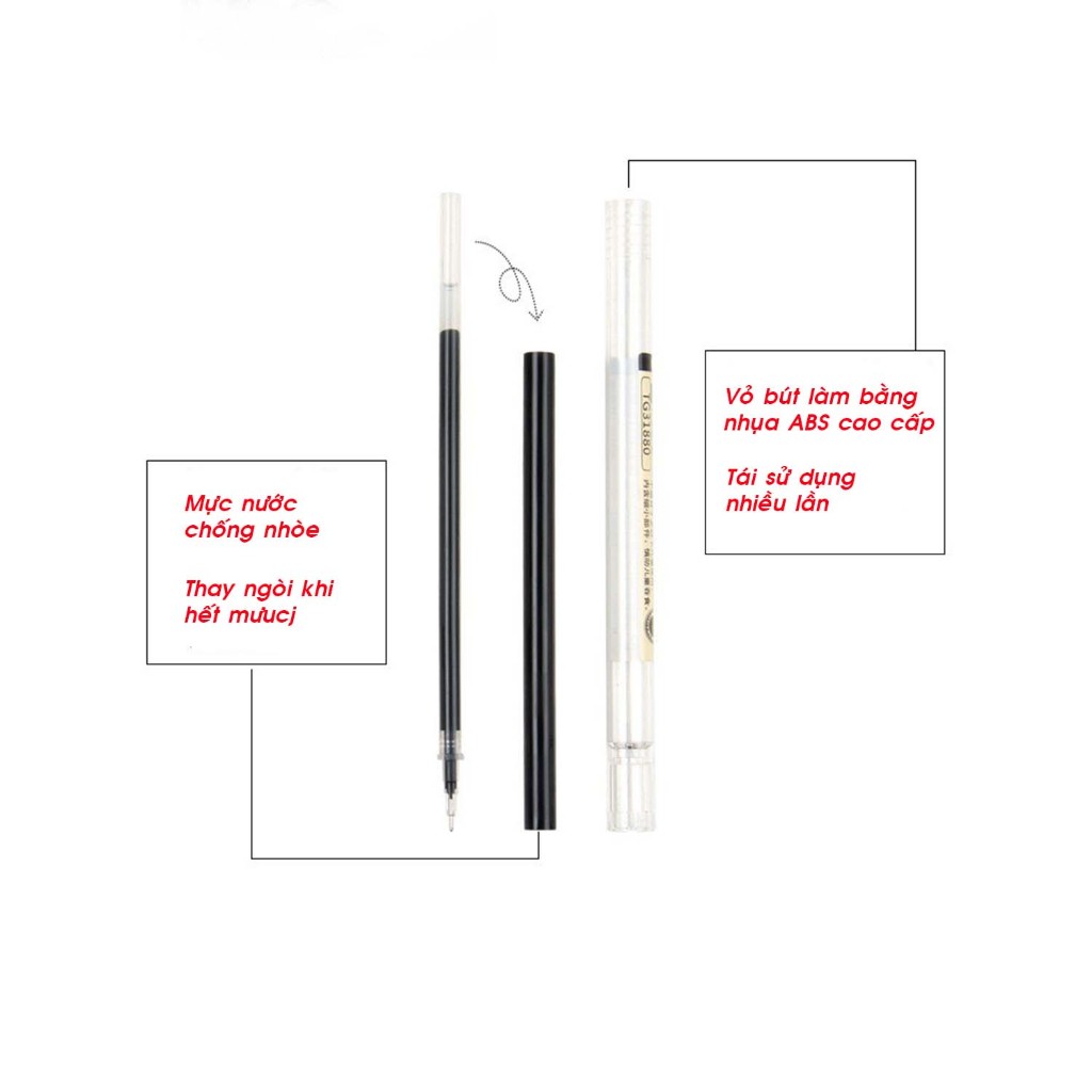 Ảnh Bút vẽ mỹ thuật, không nhòe, size 0.35mm - Tuệ Nga 1