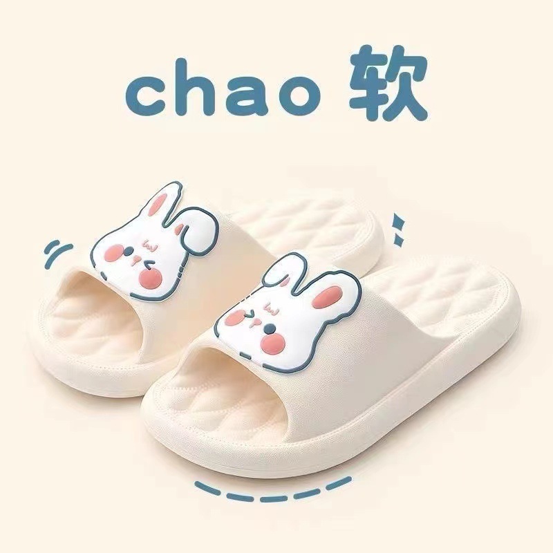 Dép nữ họa tiết cute, dép quai ngang ôm chân đi siêu êm chân