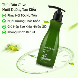 Dầu Olive Dưỡng Tóc Tạo Kiểu Giữ Nếp Lâu Dài Nuôi Tóc Chắc Khỏe Suôn Mượt Ngăn Ngừa Gãy Rụng