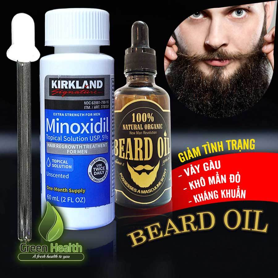 Minoxidil 5 Combo Dầu Dưỡng Râu Beard Oil Shopee Việt Nam