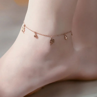 Lắc chân nữ LAMY Anklets Fashion Diamond Flower Anklet Rose Gold 9010