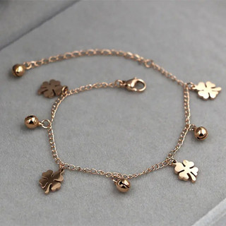 Lắc chân nữ LAMY Anklets Fashion Diamond Flower Anklet Rose Gold 9010
