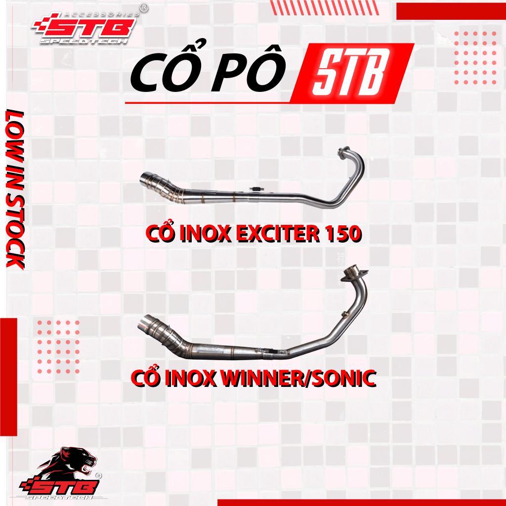 Cổ Pô Inox 304 Exciter150 -Winner Size 32-51a | Shopee Việt Nam
