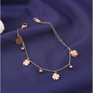 Lắc chân nữ LAMY Anklets Fashion Diamond Flower Anklet Rose Gold 9010