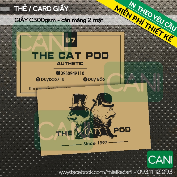 100c - 200c In theo yêu cầu (mẫu riêng) Nhãn treo Tag giấy Namecard Thẻ tích điểm Danh thiếp Voucher Thiệp cảm ơn