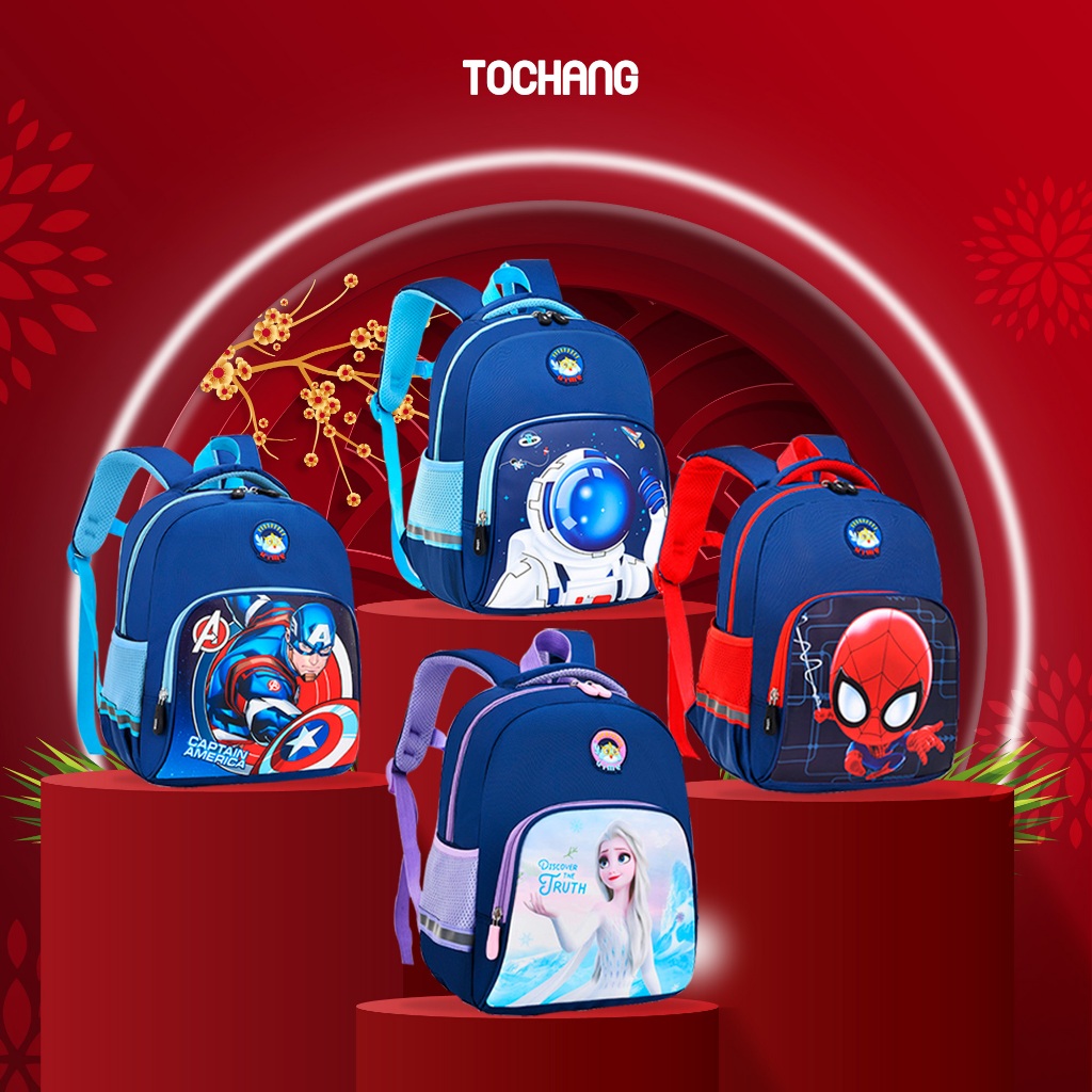 Ảnh Balo cho bé trai bé gái đi học lớp 1-6 tiểu học,lớp lá 1989KIDS SHOP siêu nhẹ 450gr hình in sắc nét đáng yêu 1