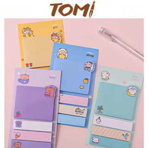 Giấy Ghi Chú Giấy Note Giấy Đánh Dấu Trang TOMI Hoạ Tiết Hoạt Hình Dễ Thương 063