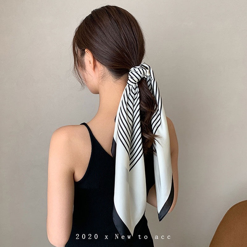 Khăn quàng cổ lụa, khăn lụa satin 70*70cm