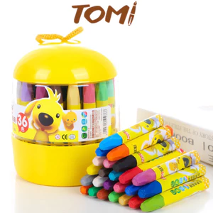 Bút Sáp Màu TOMI Bút Sáp Dầu An Toàn Cho Bé Màu Sắc Tươi Sáng 087