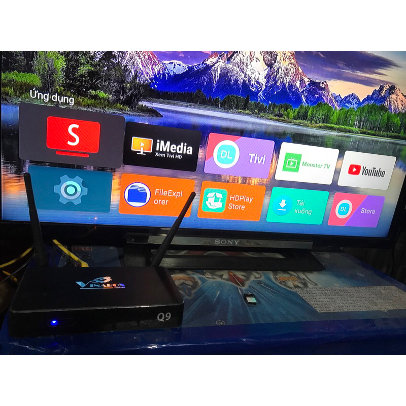 Hàng cũ Box Q9 Dùng dây Lan , lỗi wifi , chỉ box và nguồn Không có điều ...