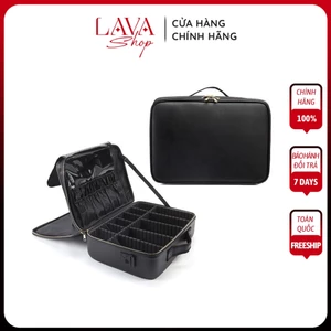 Cốp Đen Chia Ngăn Size Vừa 26cm x 23cm x 10cm