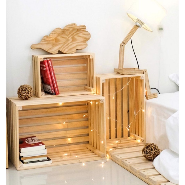 Ảnh Thùng pallet trang trí Behomes 3