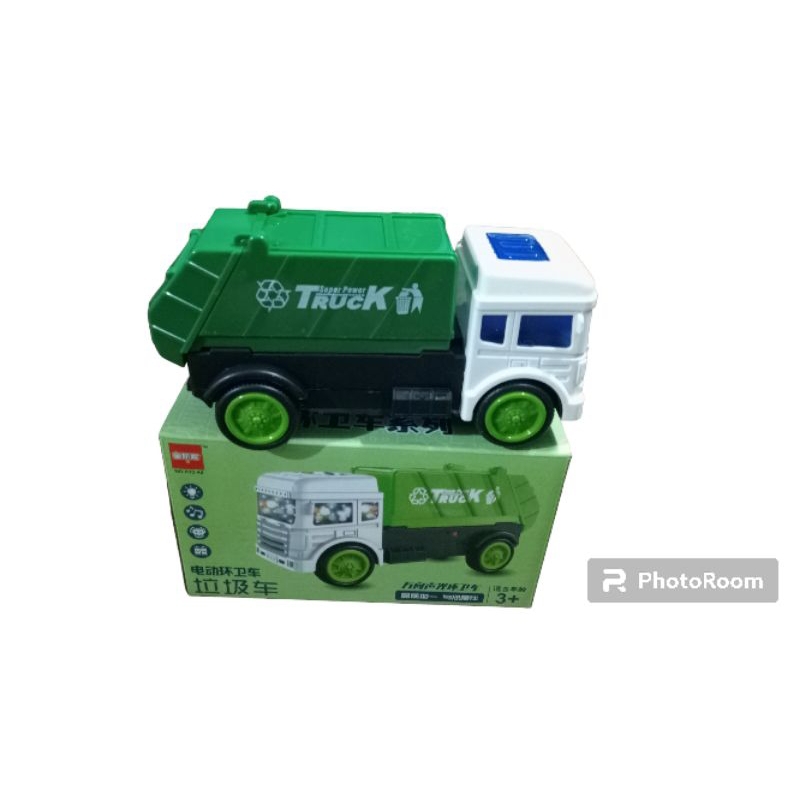 Xe chở rác đồ chơi chạy pin tự động tiến lùi (tặng kèm pin) | Shopee ...
