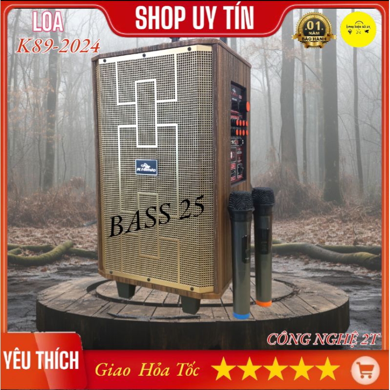 LOA KÉO KIOMIC K89 KEM 2 MIC KHÔNG DÂY Shopee Việt Nam